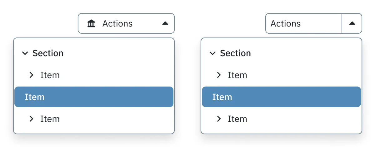 Component Library typography